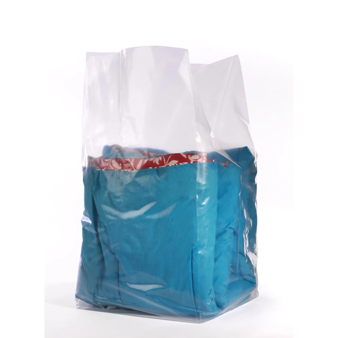 16" x 12" x 30" x 2 mil Clear Eco-Manufactured Plastic Side-Gusseted Bags (Case of 250)