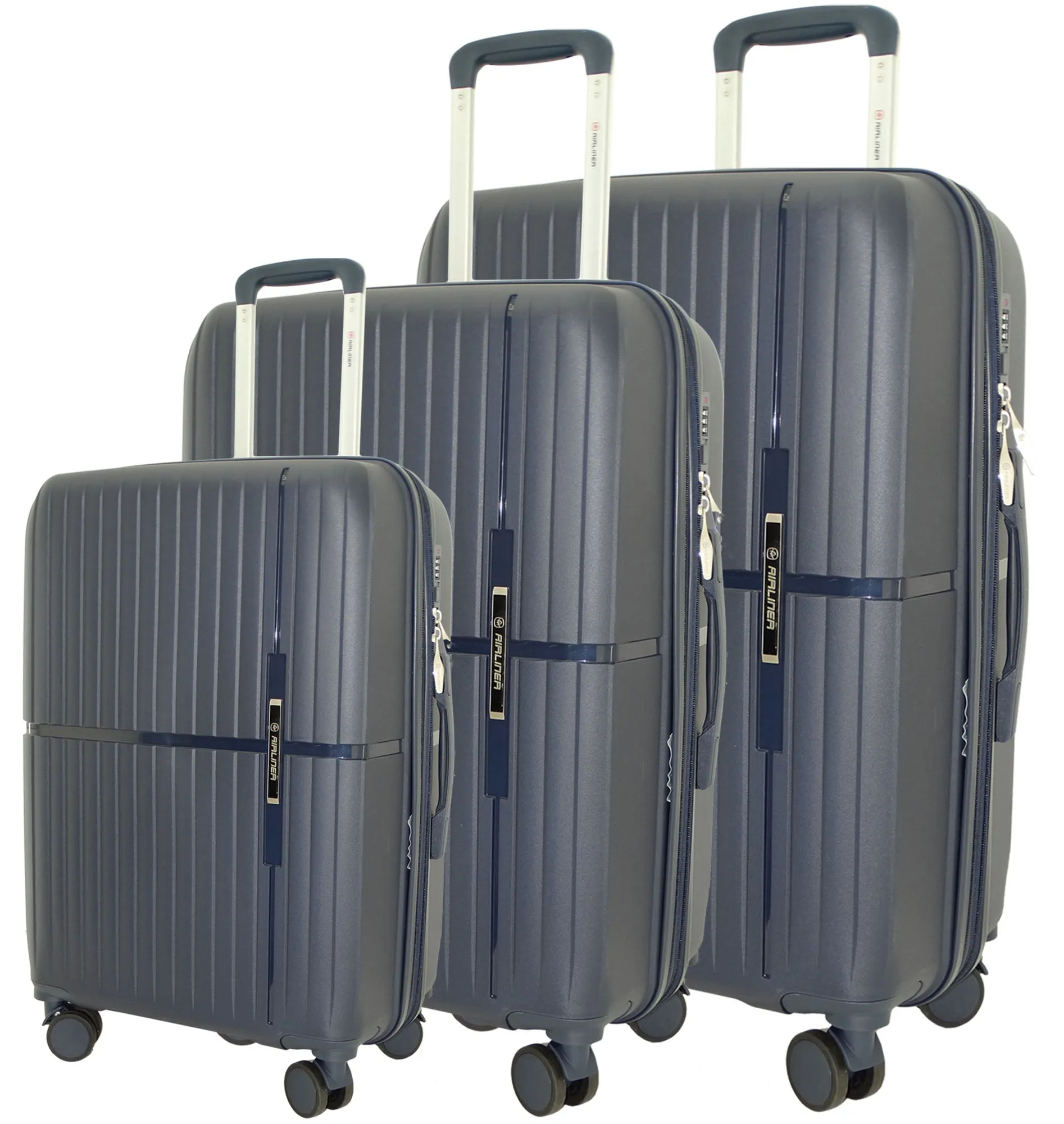 1772DBL1, Airliner Medium Suitcase - 24" (Dk. Blue)