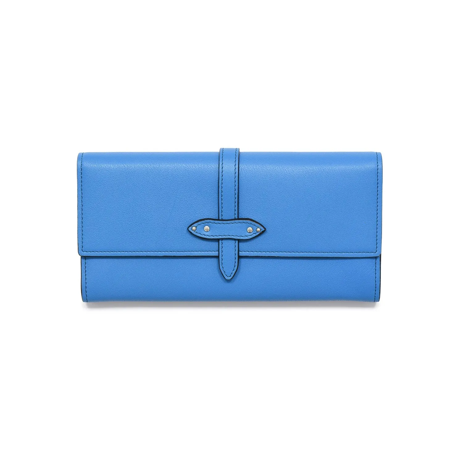 1897 · Flap Over Purse | Bright Blue