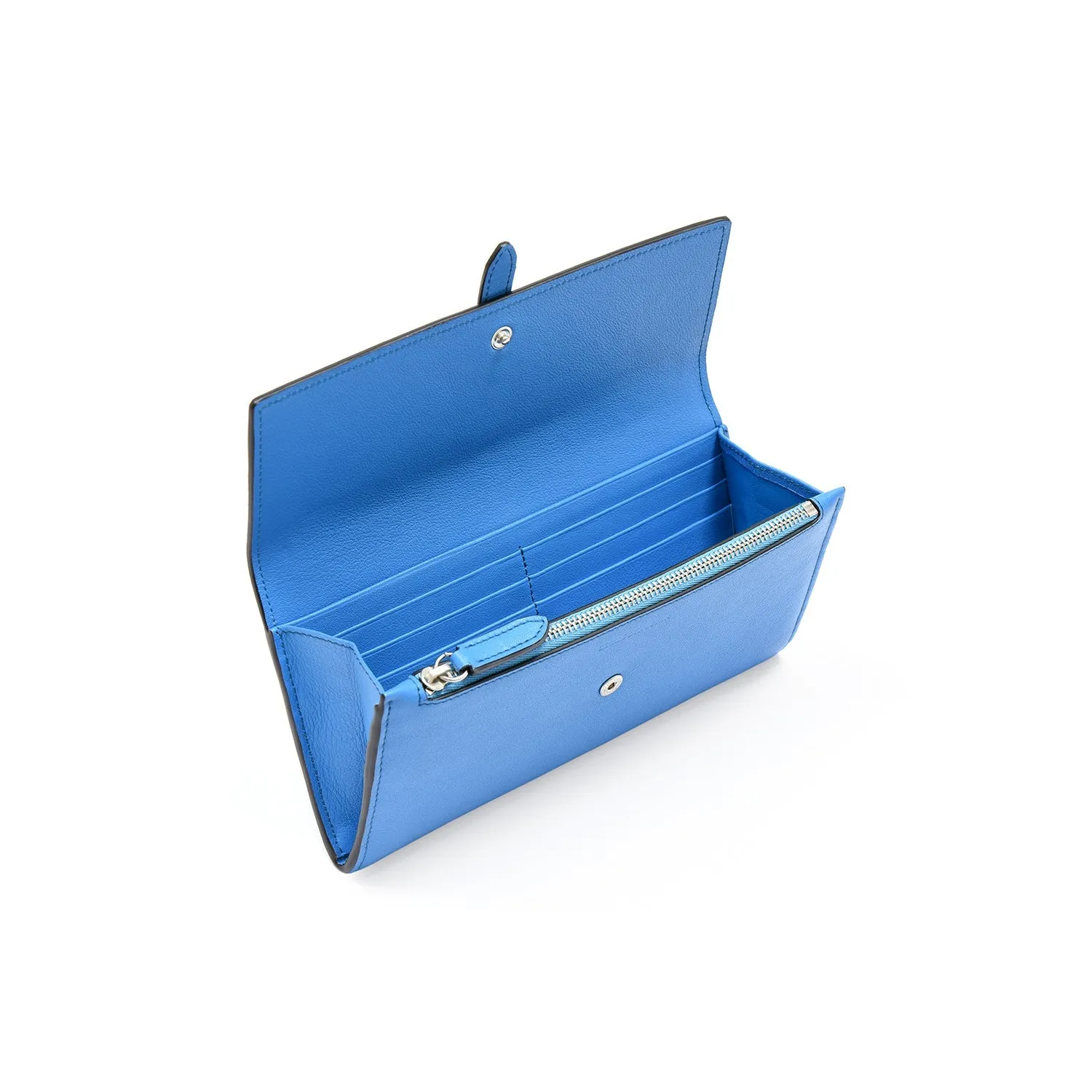 1897 · Flap Over Purse | Bright Blue