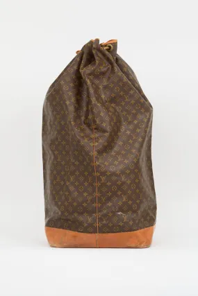 1980s Brown Monogram Marin Sailor Bag