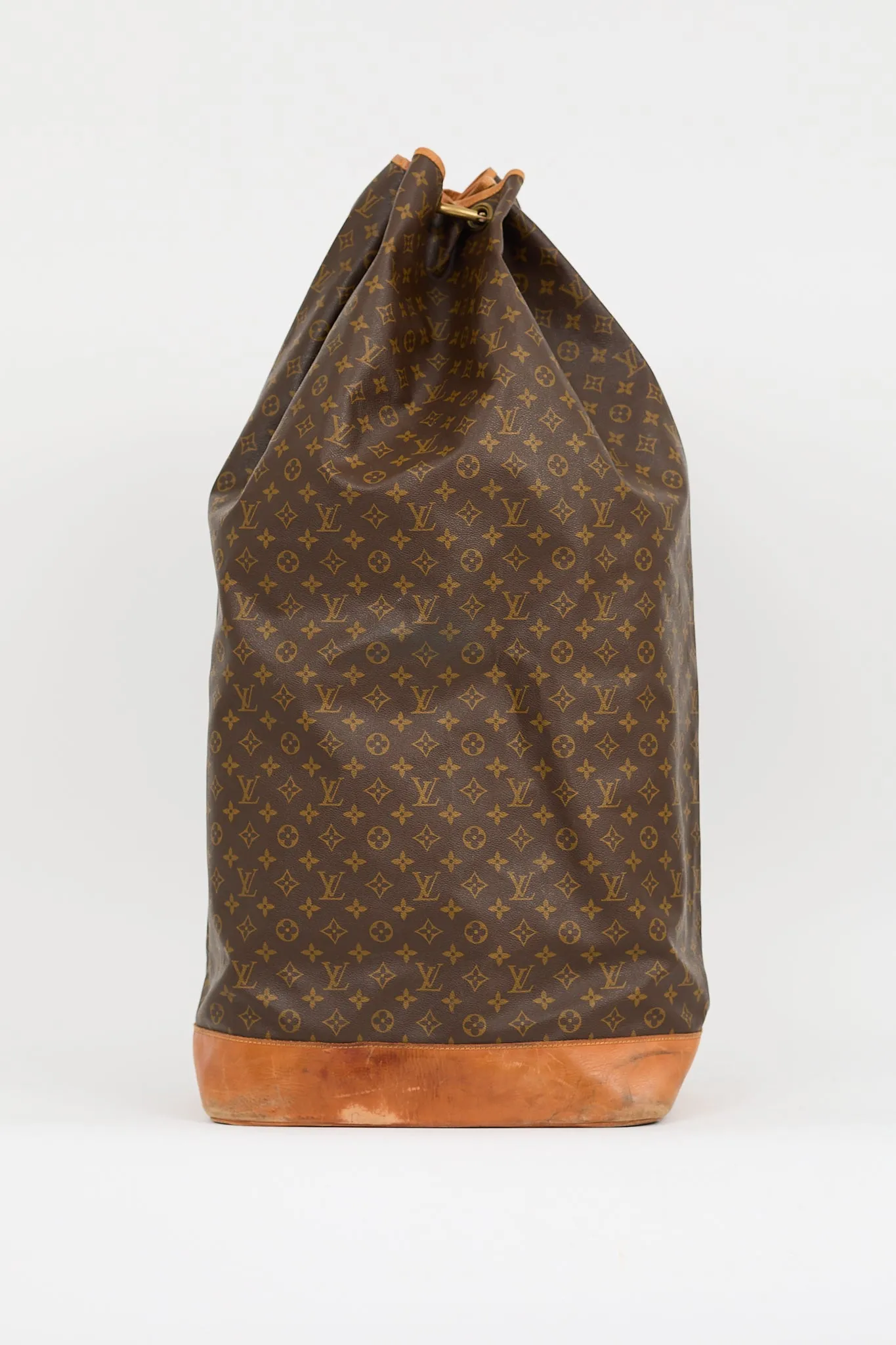 1980s Brown Monogram Marin Sailor Bag