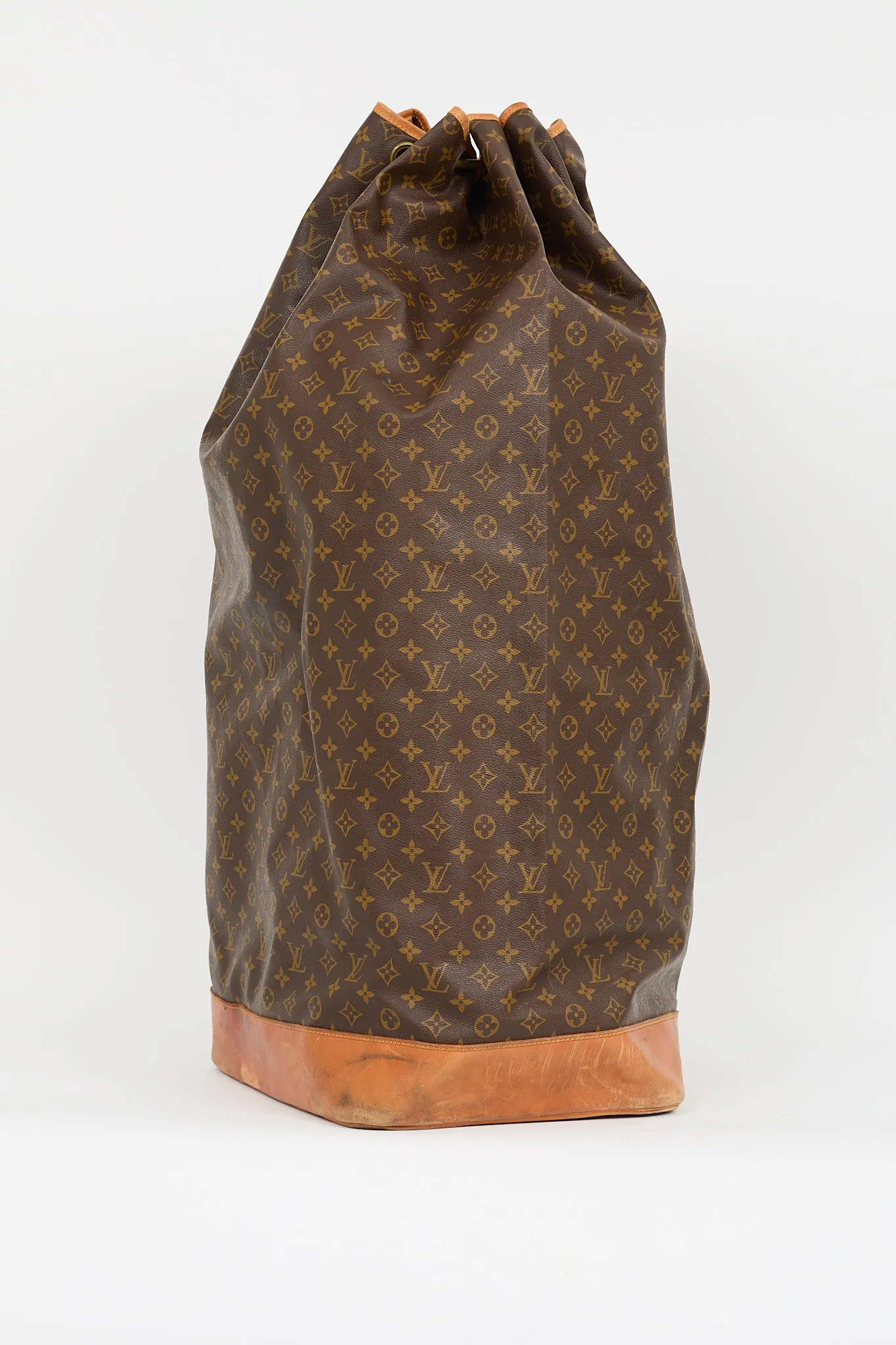 1980s Brown Monogram Marin Sailor Bag