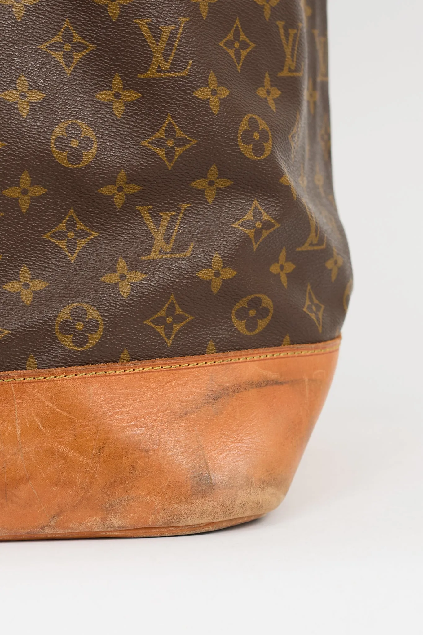 1980s Brown Monogram Marin Sailor Bag