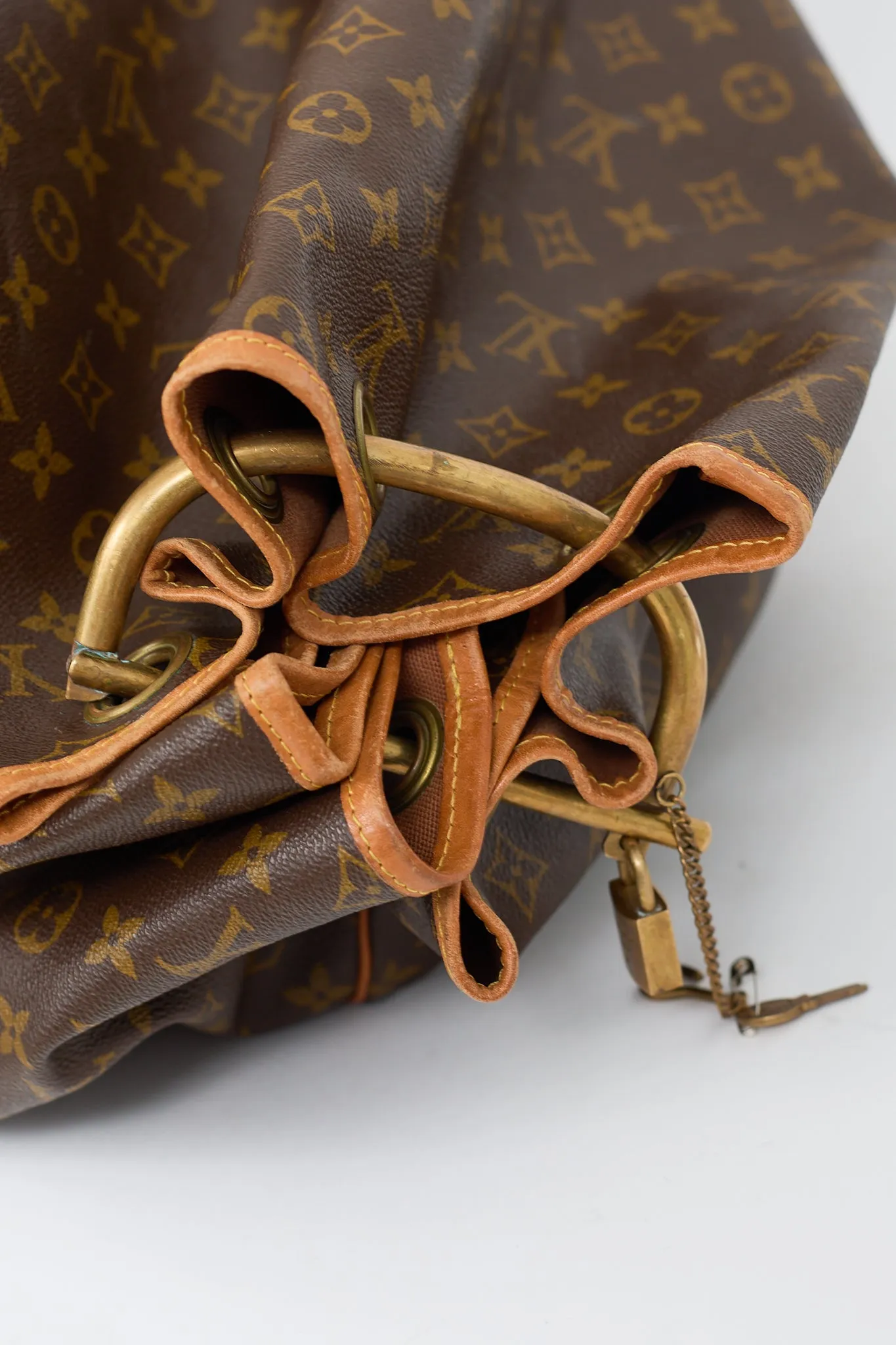 1980s Brown Monogram Marin Sailor Bag