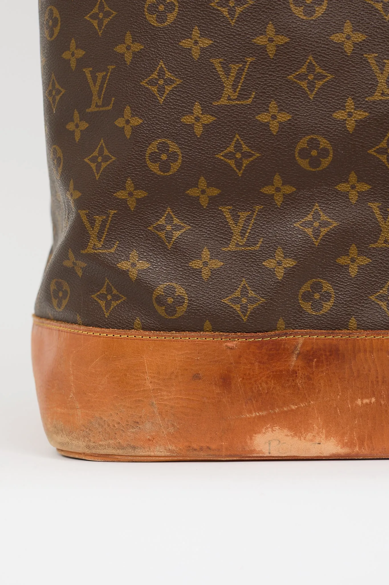 1980s Brown Monogram Marin Sailor Bag