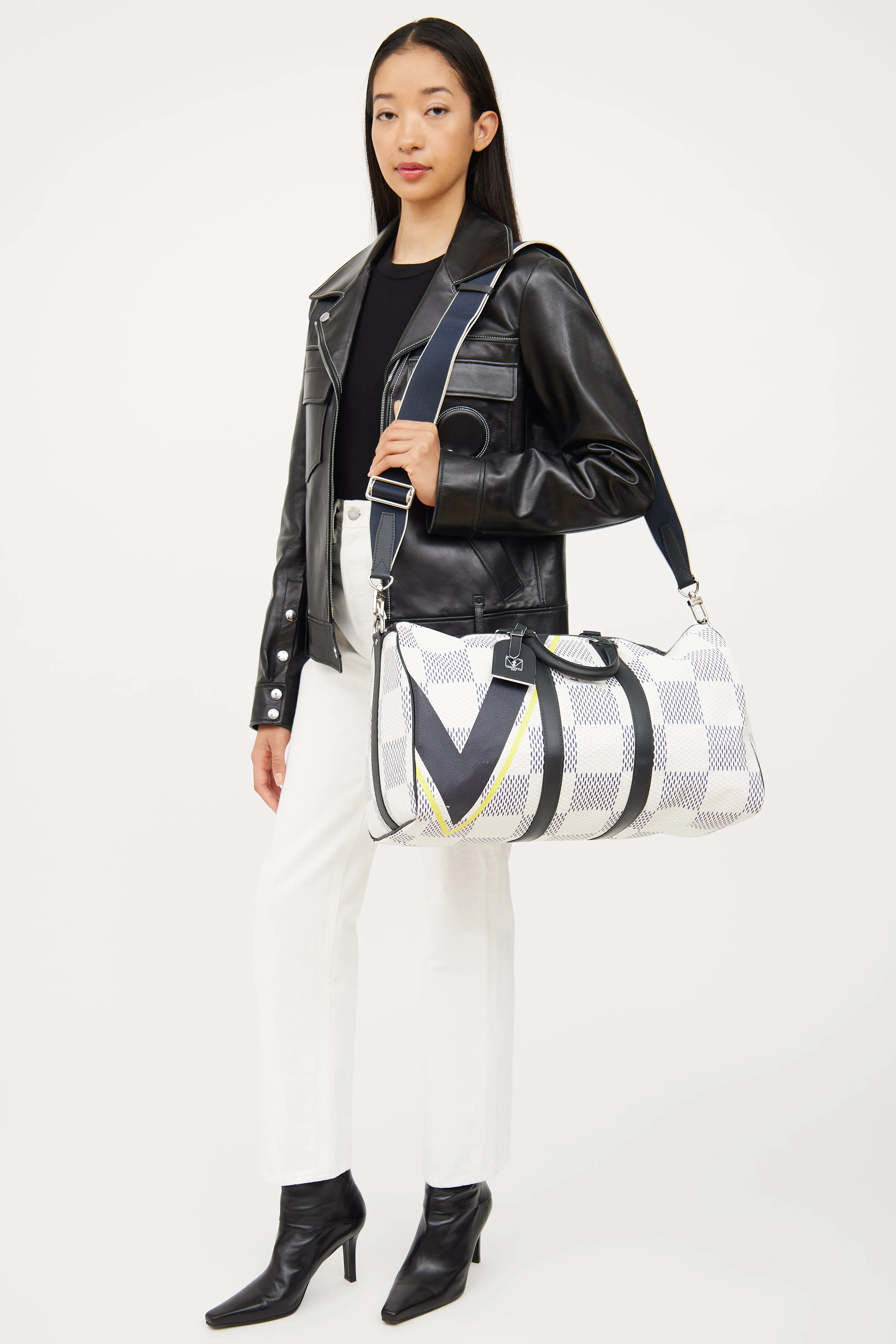 2017 Damier Azur Keepall 45 Bag