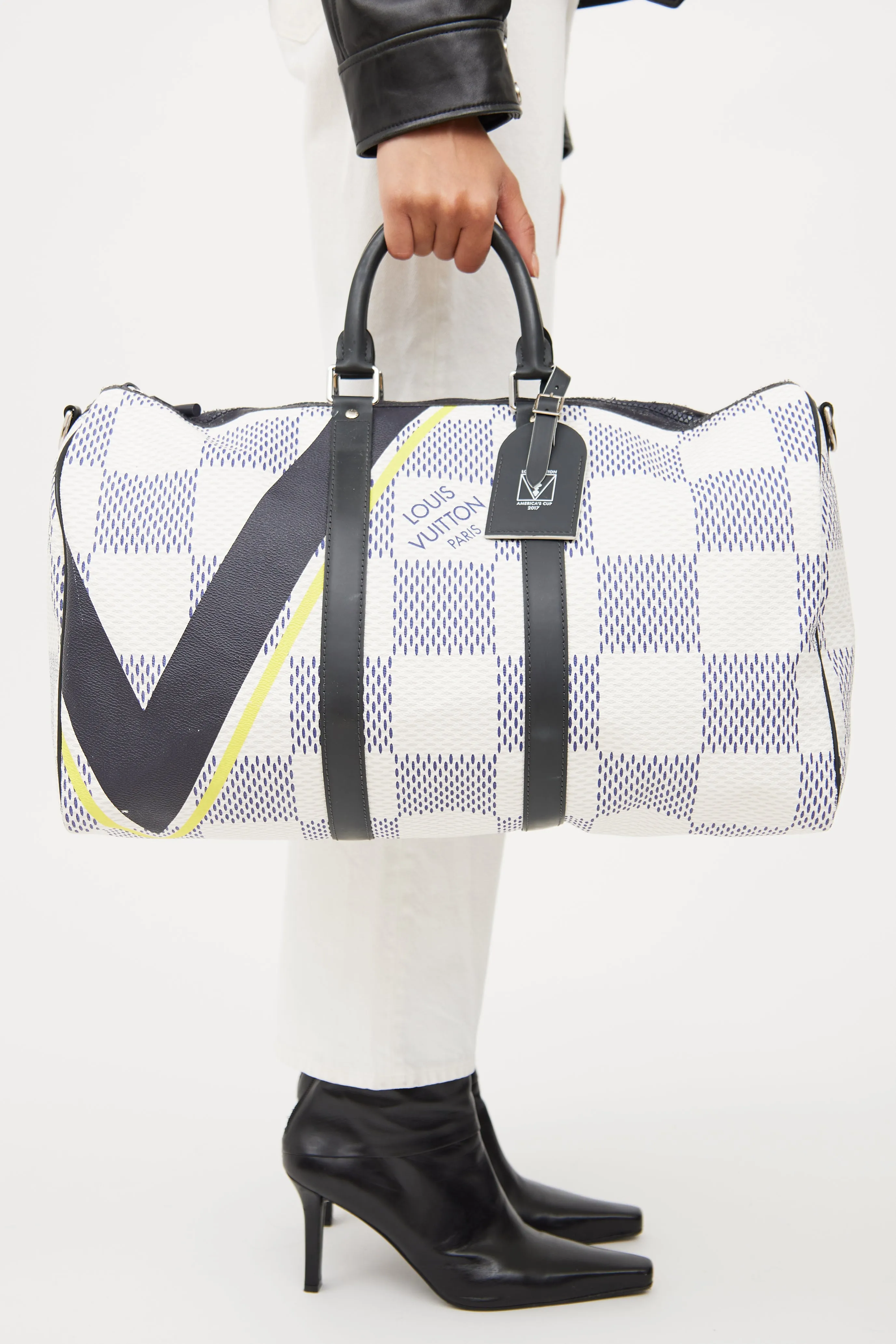 2017 Damier Azur Keepall 45 Bag