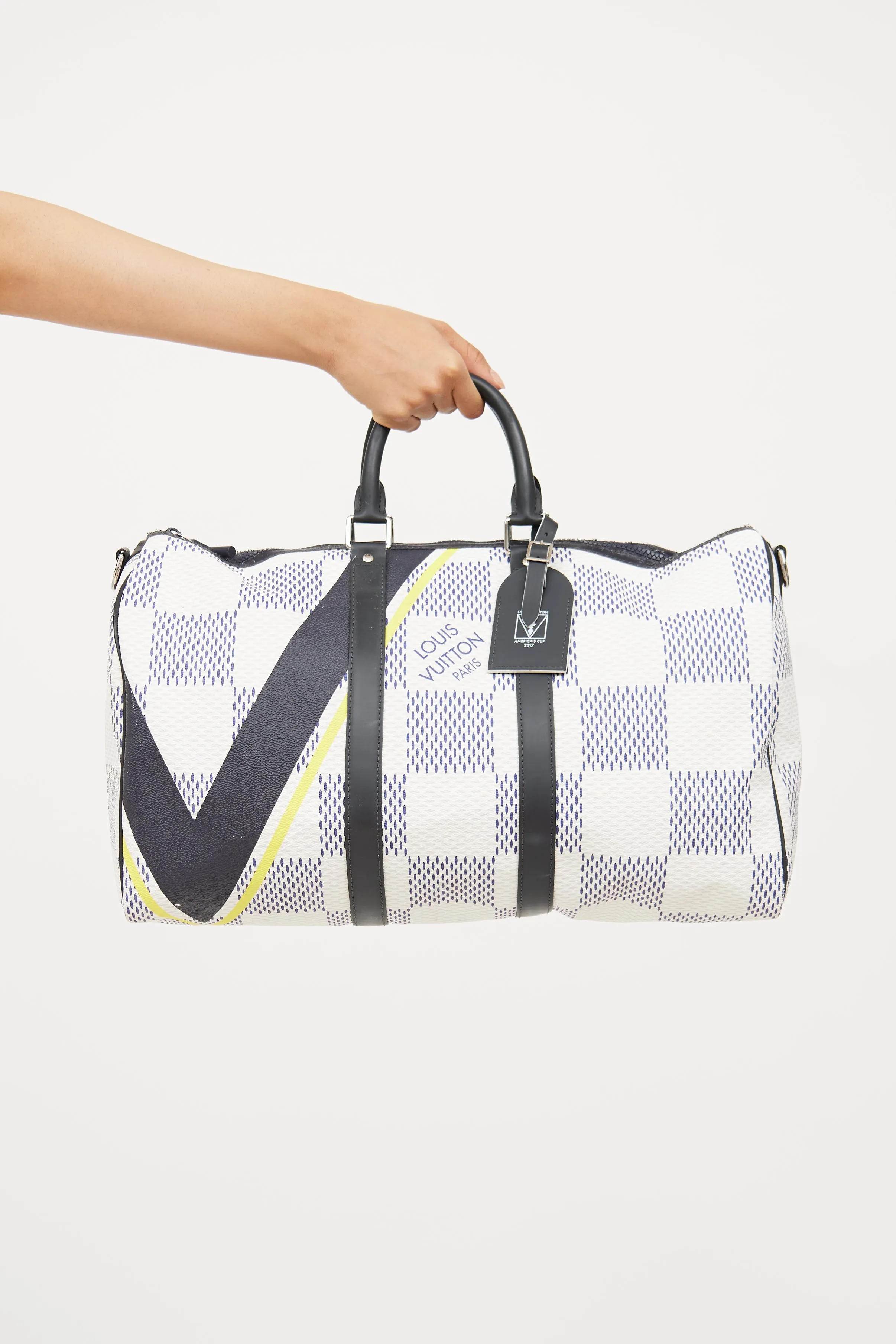 2017 Damier Azur Keepall 45 Bag
