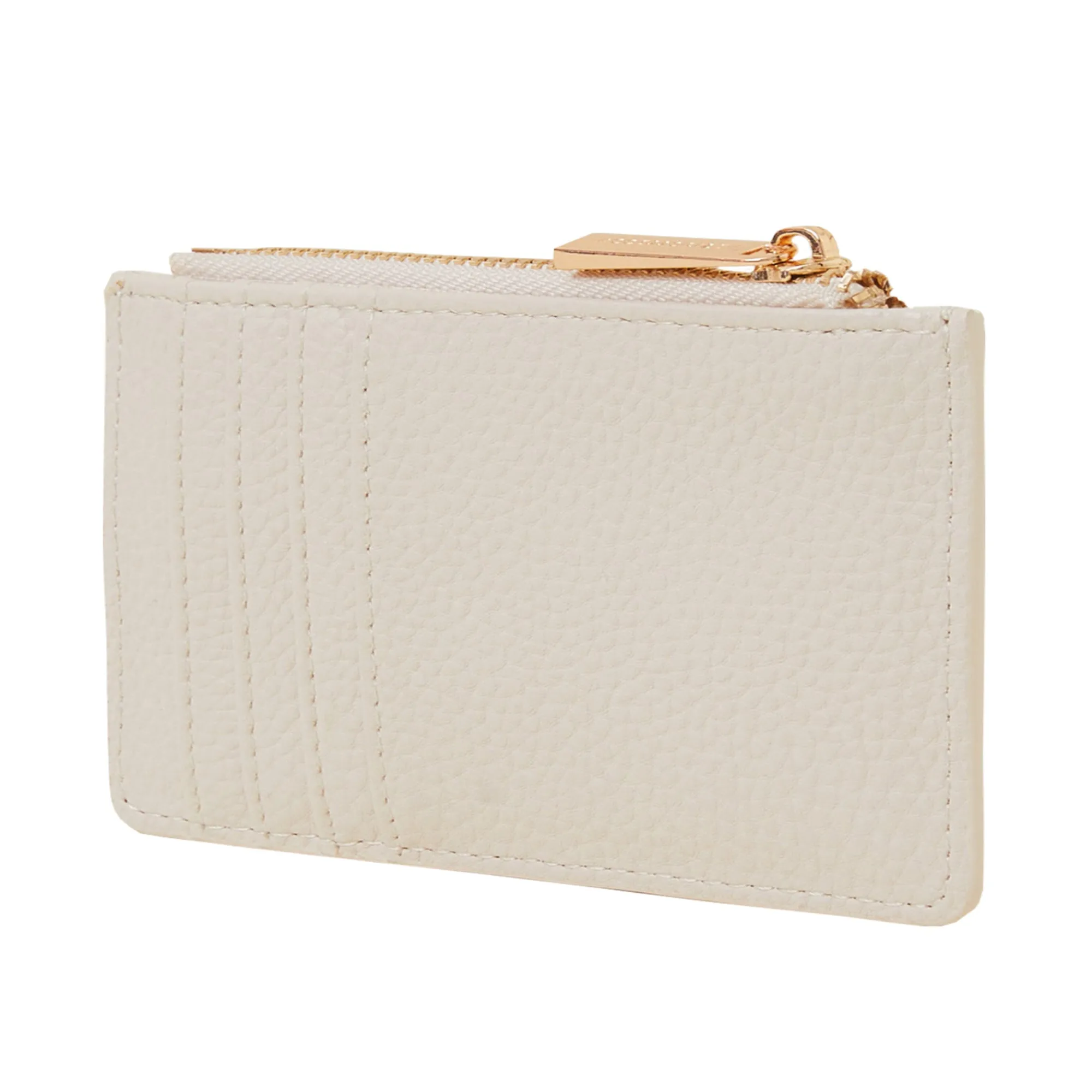 Accessorize London Women's Cream London Bus Embroidered Card Holder