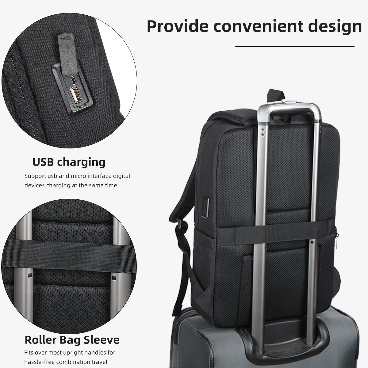 Aoking  Travel Smart Laptop Backpack - Sn1133-5