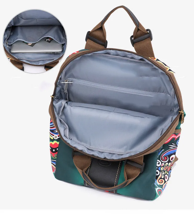 BP772 - Printer Casual Women's Travel Backpack