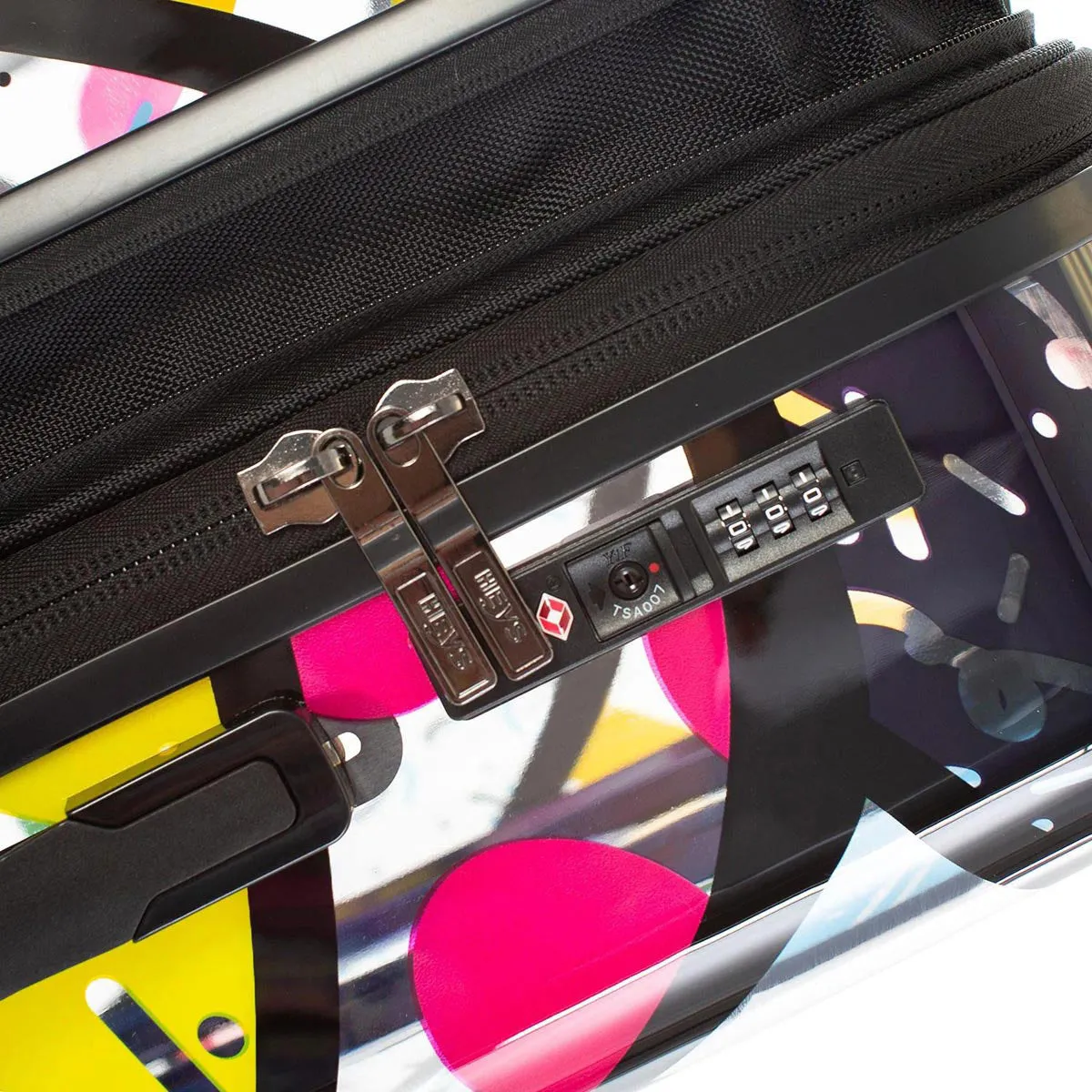 Britto Butterfly TRANSPARENT Carry On Spinner
