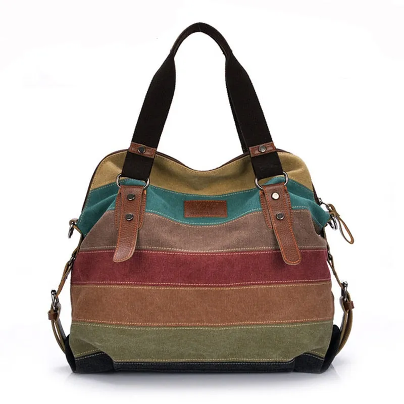 Canvas Bag Fashion Canvas Shoulder Bag Women Handbags Ladies Hand Bags Tote Casual Crossbody Bolsos Mujer Hobos Bolsas Feminina
