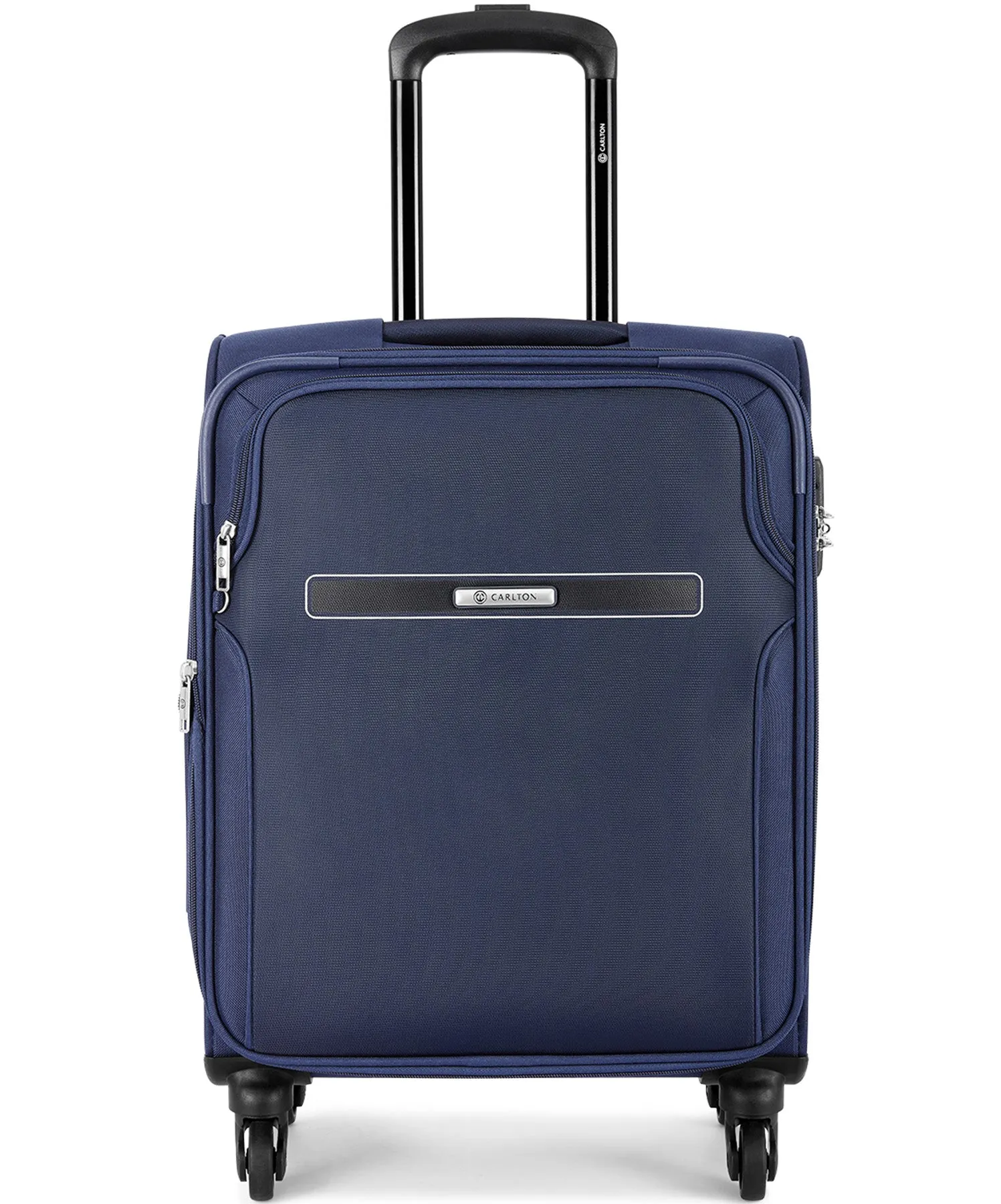 Carlton Turbolite Plus 55cm Indigo 8 Wheel Soft Top Trolley, TURBOP55MI