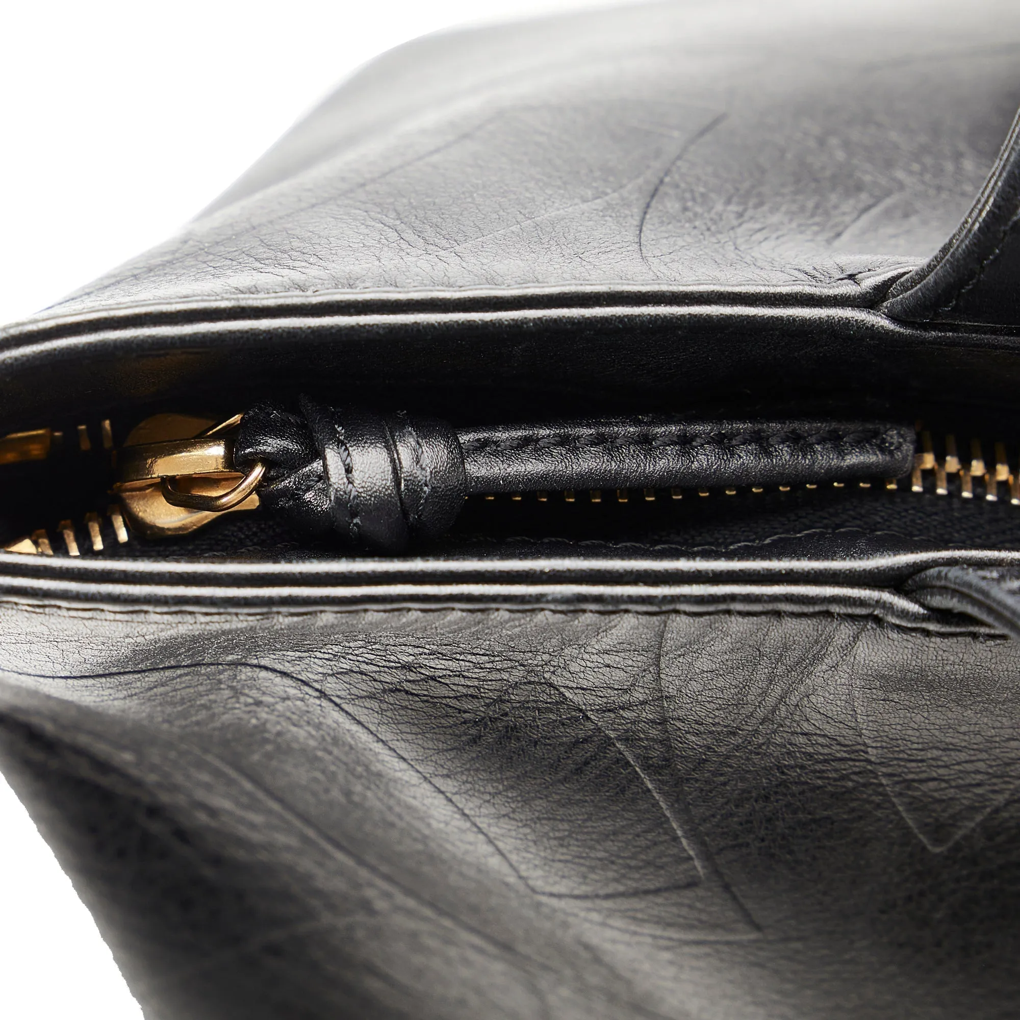 CHANEL CC Embossed Leather Tote Tote Bag