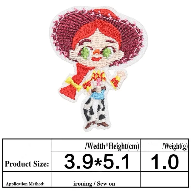 Characters Embroidery Patch