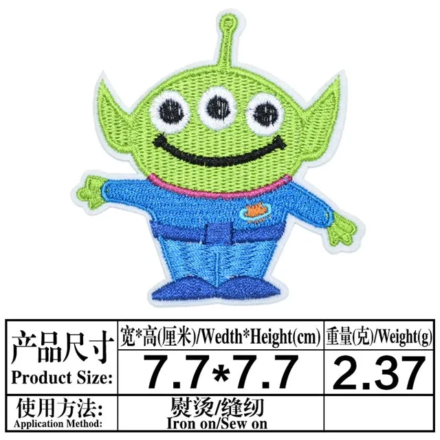 Characters Embroidery Patch