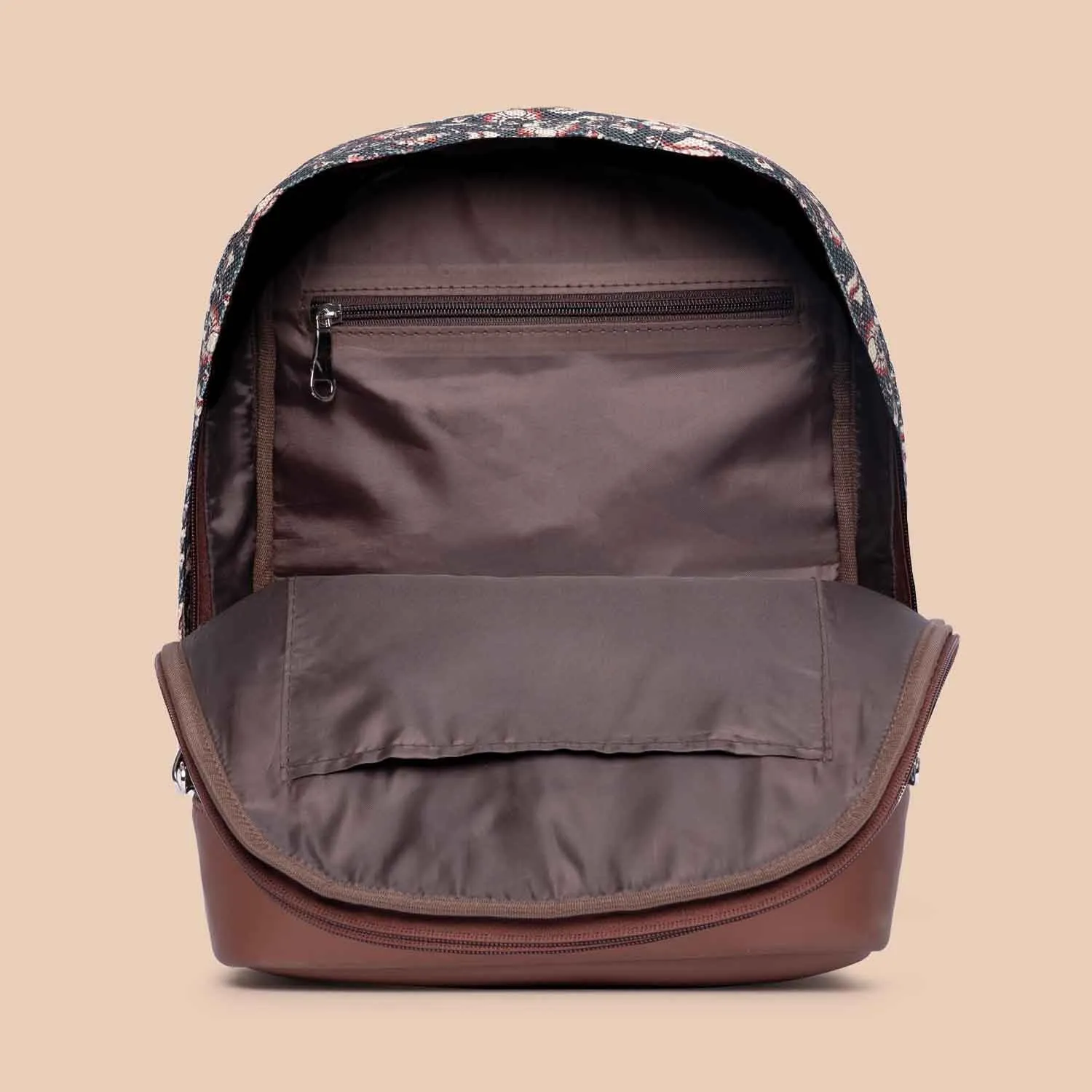 Chittoor Blue Kalamkari Dome Daypack