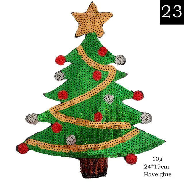 Christmas Embroidery Patch