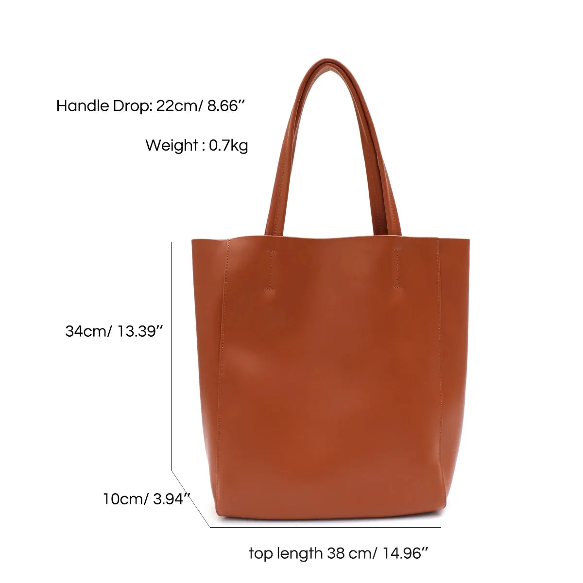 Classic Leather tote handbag