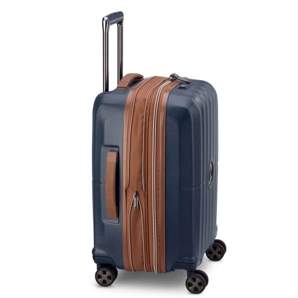 Delsey St Tropez 55cm Expandable Carry On Luggage - Navy