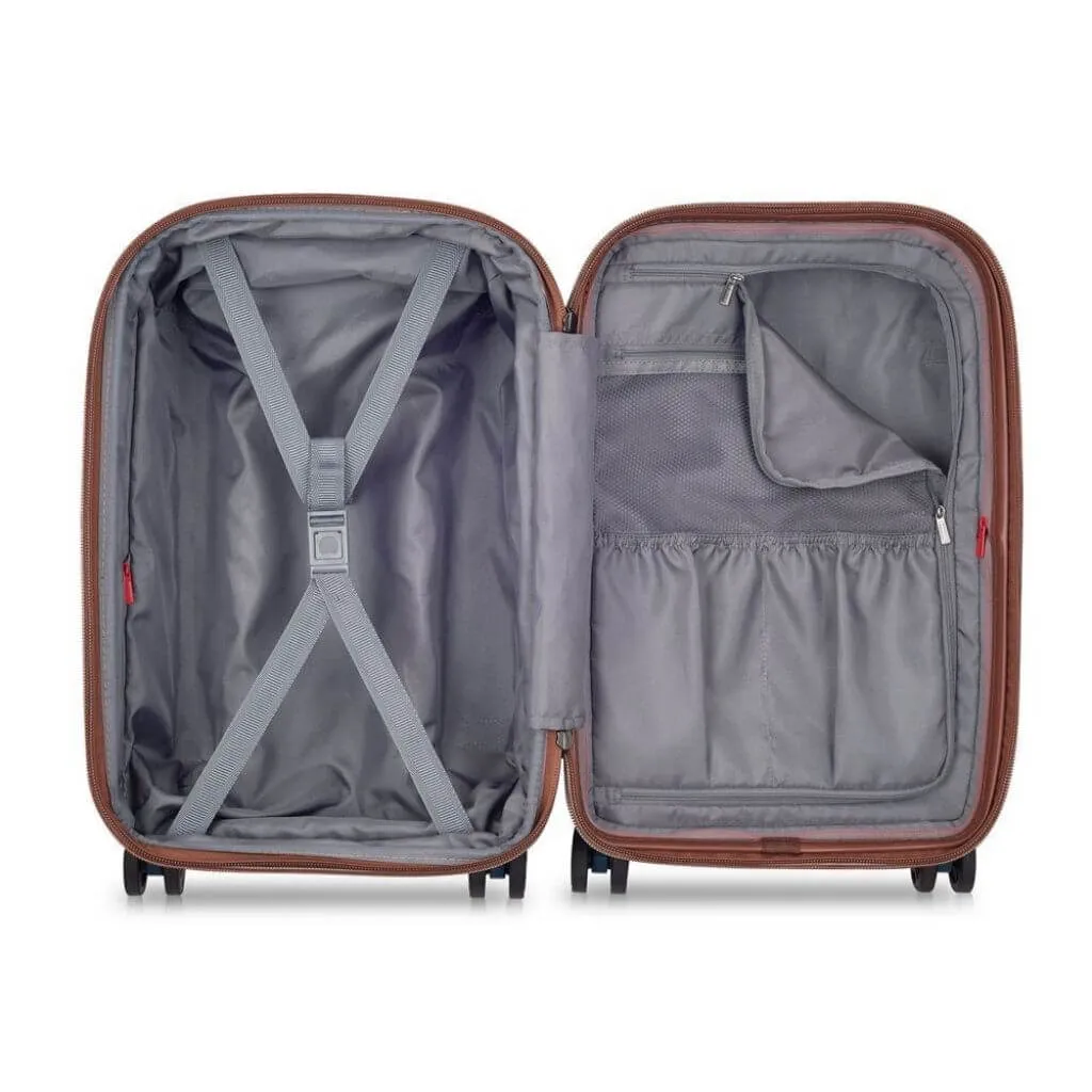 Delsey St Tropez 55cm Expandable Carry On Luggage - Navy