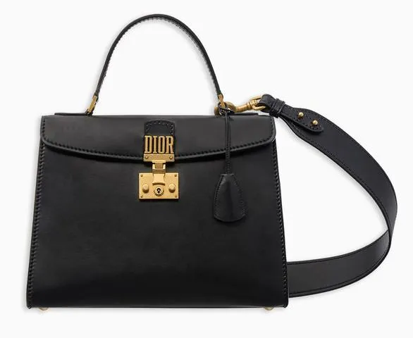 Dioraddict Handbag in Smooth Calfskin, Black, Red or Burgundy