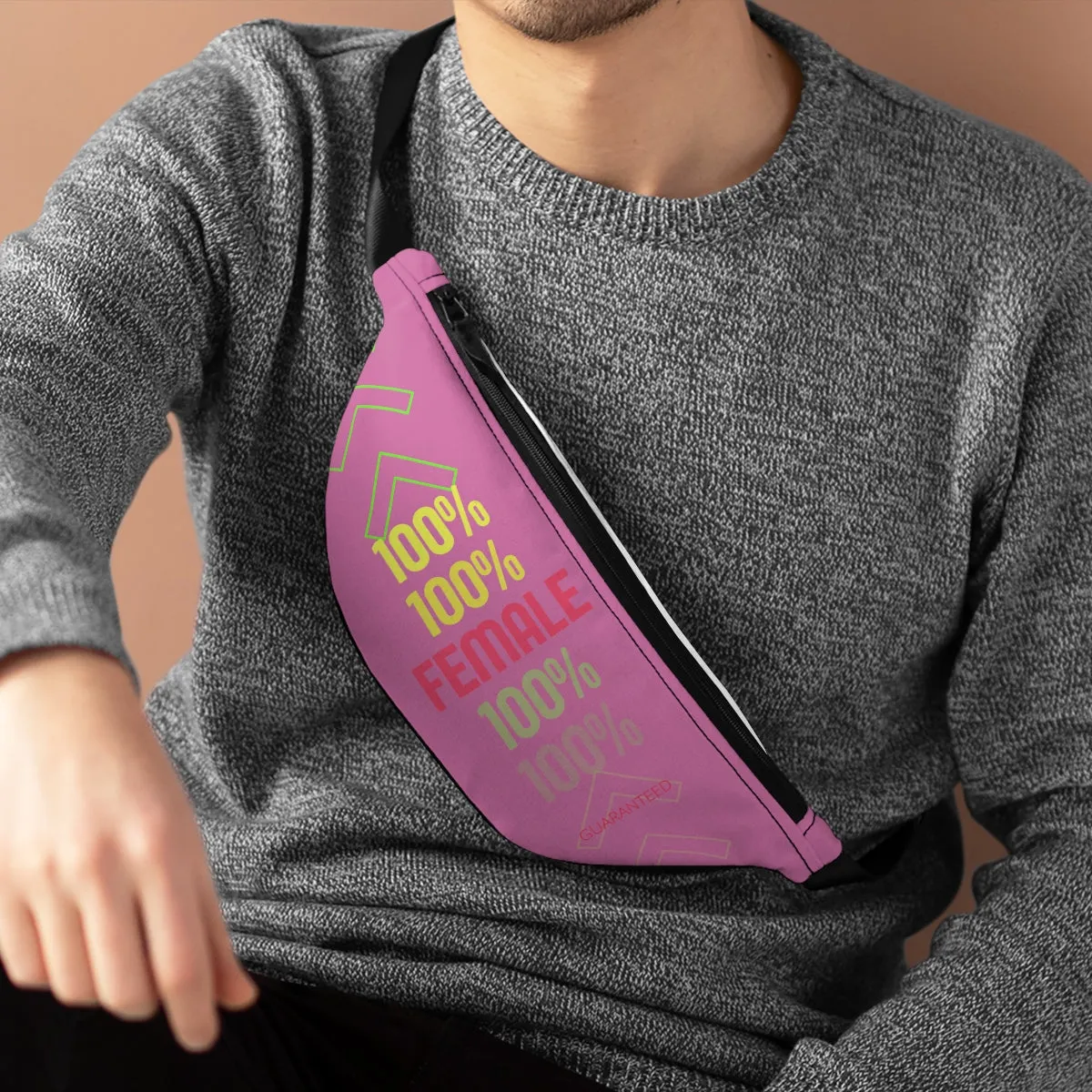 Fanny Pack ( 100% Female Pink )