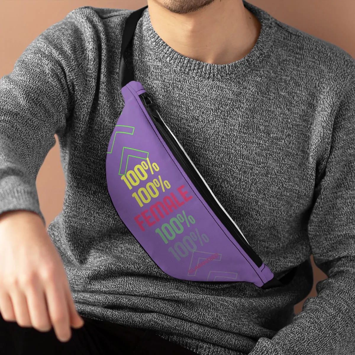 Fanny Pack ( 100% Female Purple )