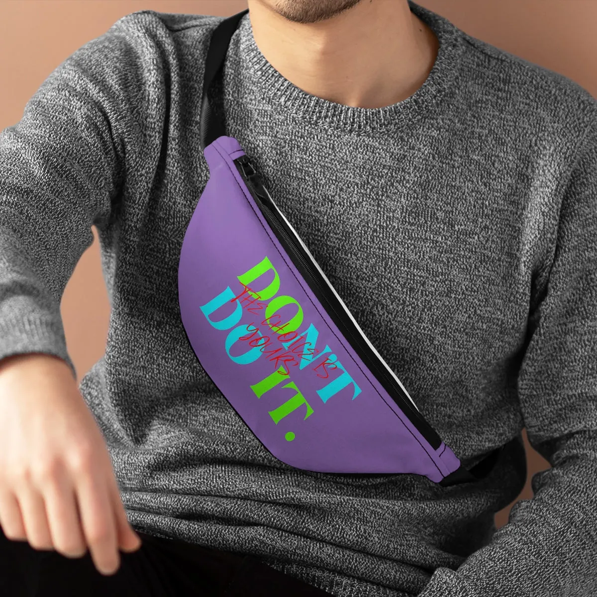 Fanny Pack ( DO it Don't Do It Purple )