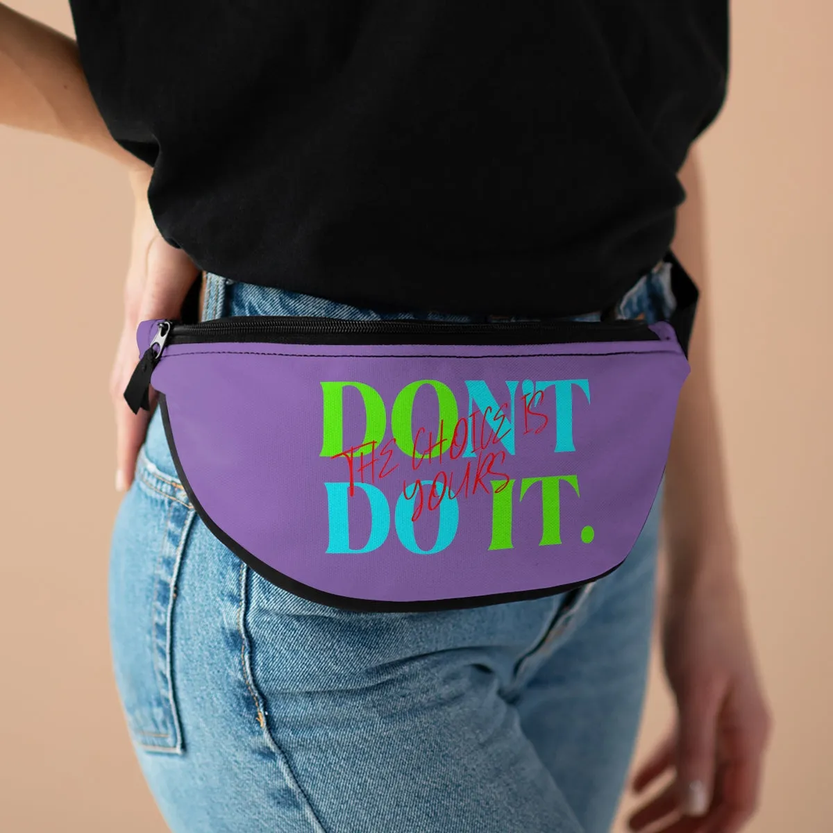 Fanny Pack ( DO it Don't Do It Purple )