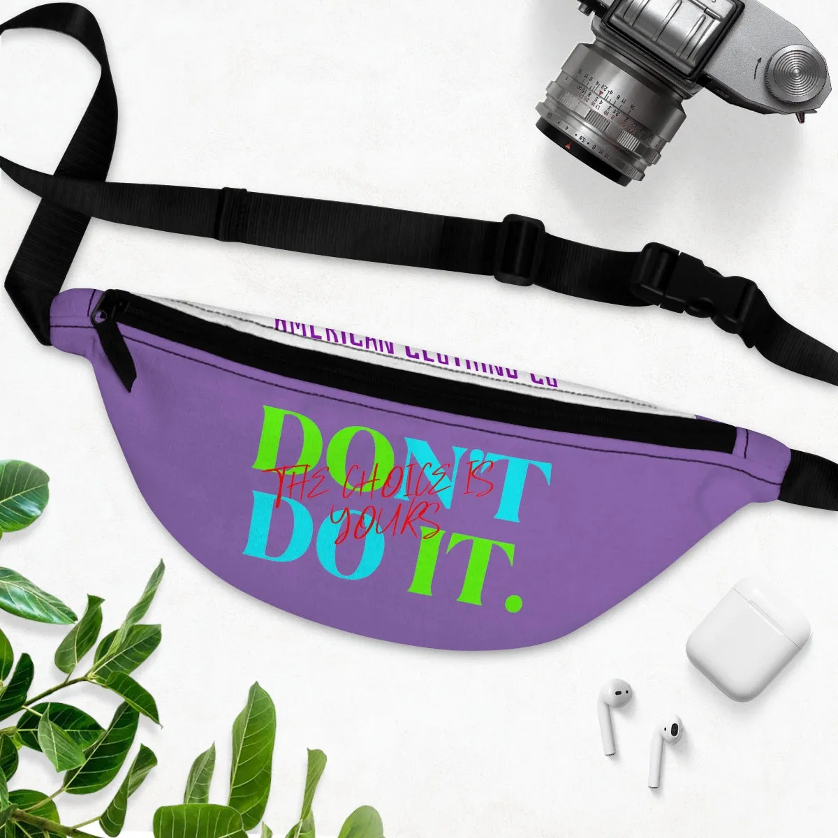 Fanny Pack ( DO it Don't Do It Purple )