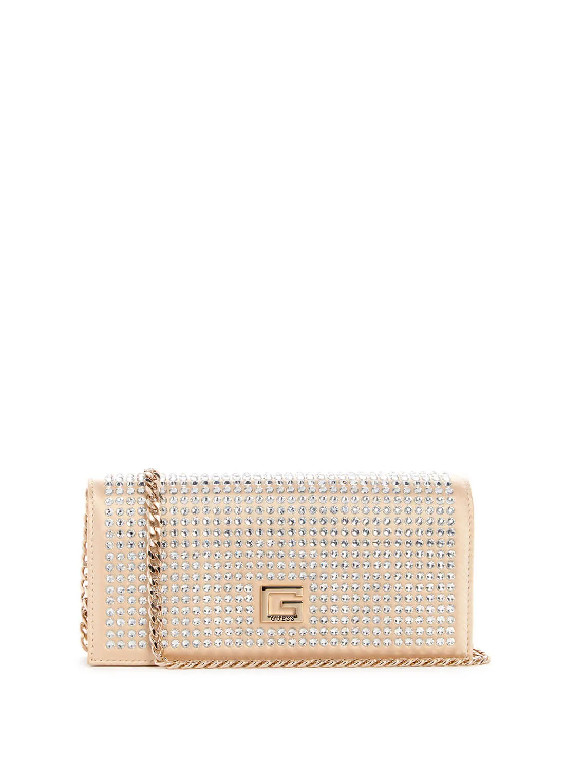 Gold Gilded Glamour Crossbody Clutch