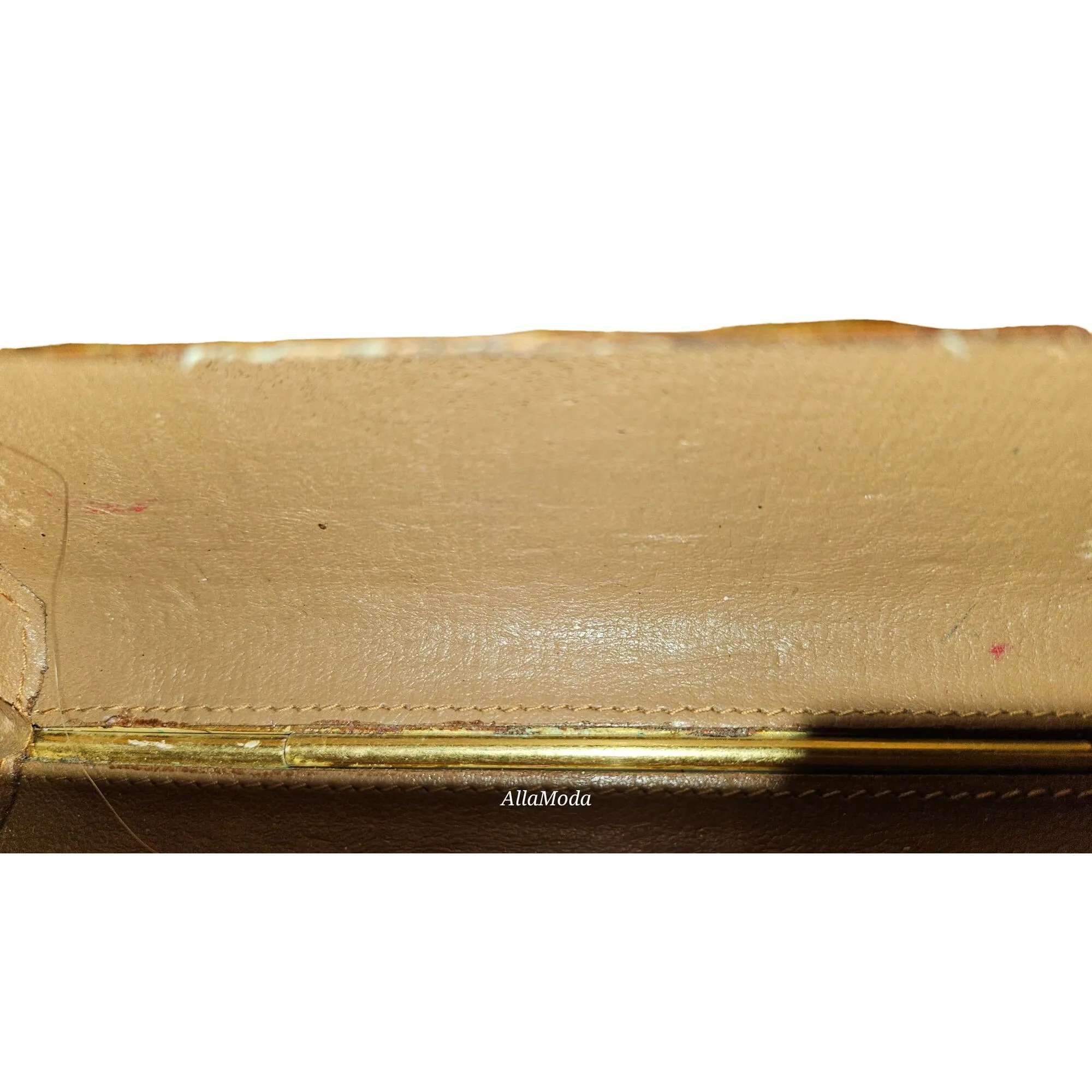 Gucci python two-way boxy 50's purse w gold chain strap