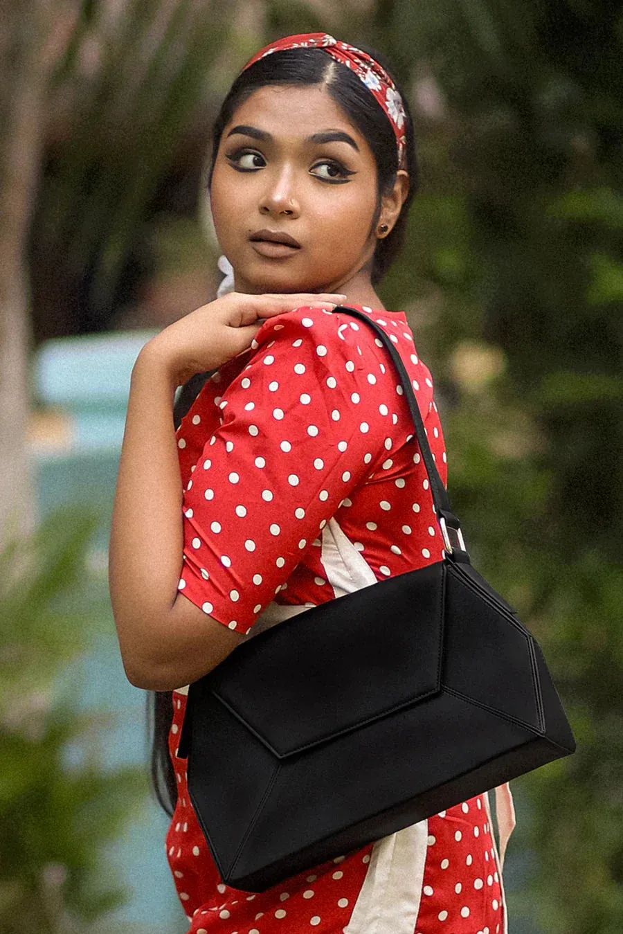 Hazel Vegan Leather Handbag