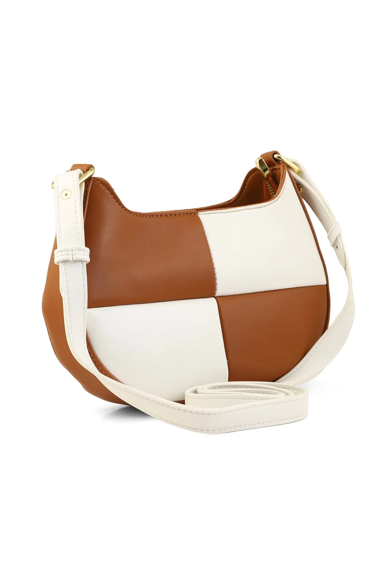Hobo Hand Bags B14953-Brown