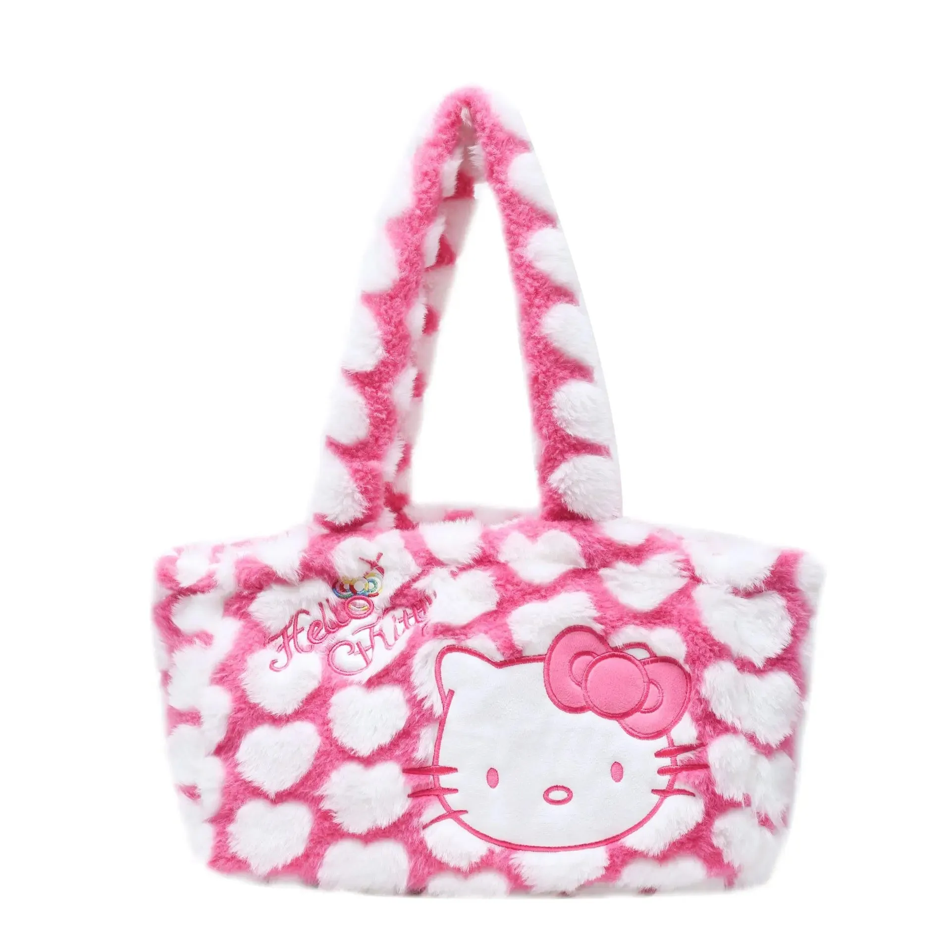 Kawaii Hello Kitty Plush Tote Bag