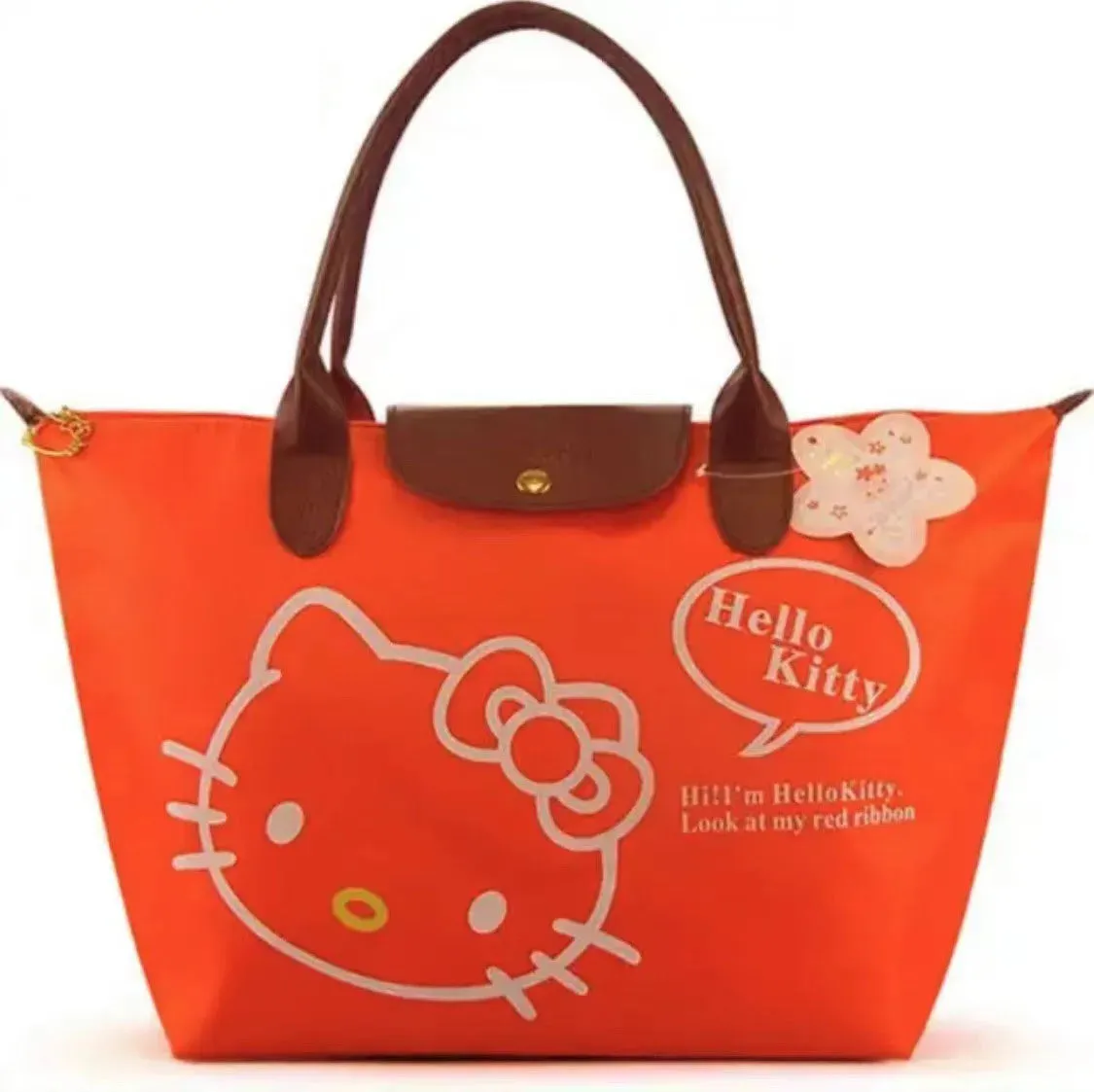 Kawaii Hello Kitty Waterproof Travel Handbag
