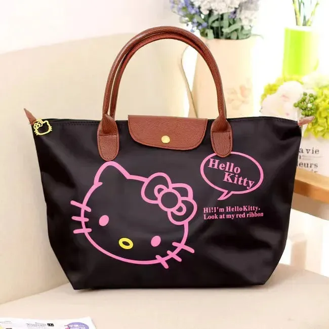 Kawaii Hello Kitty Waterproof Travel Handbag