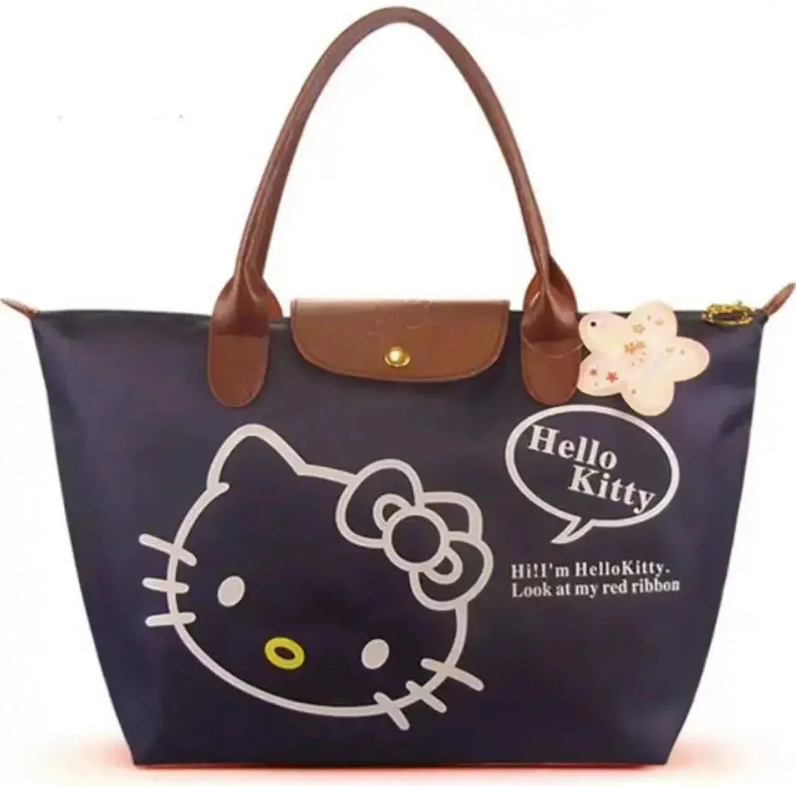 Kawaii Hello Kitty Waterproof Travel Handbag