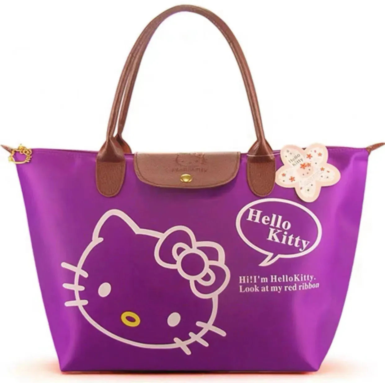 Kawaii Hello Kitty Waterproof Travel Handbag