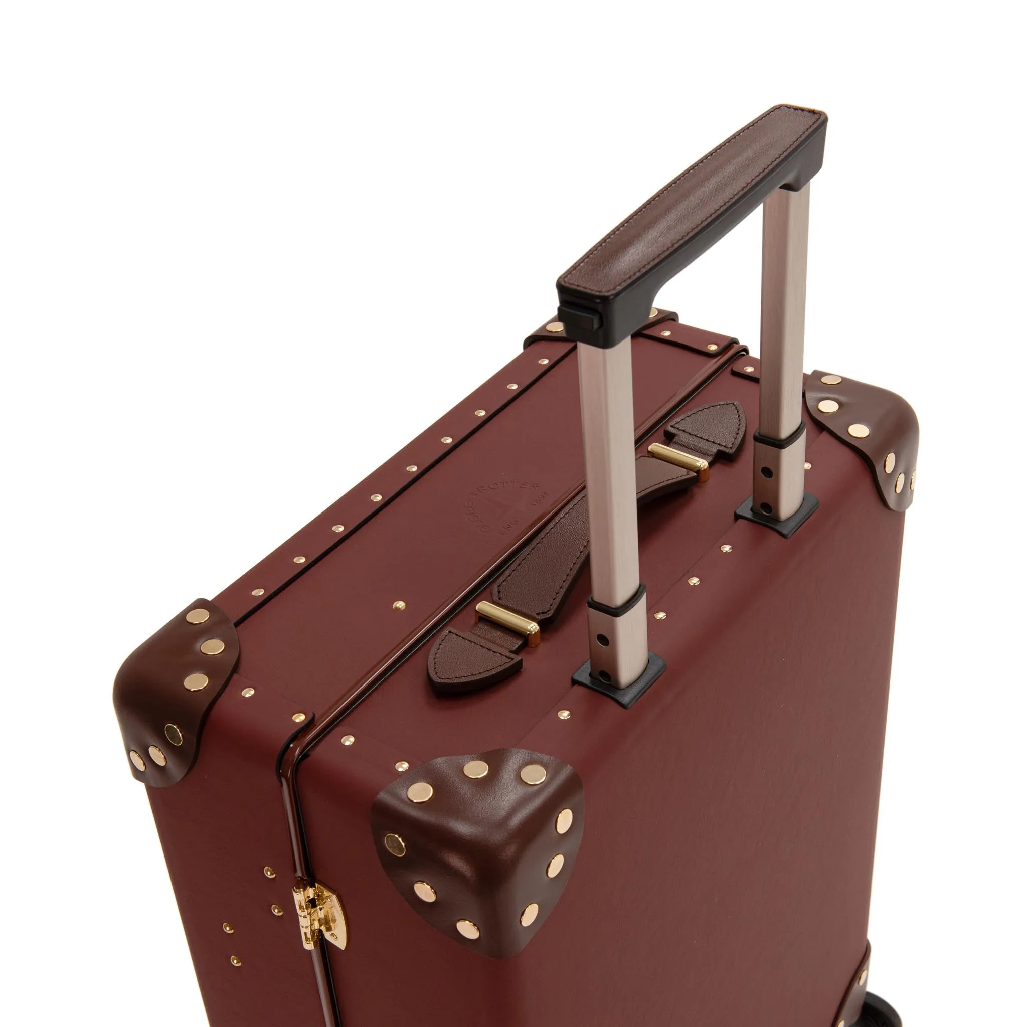 Leather Crafted · Carry-On - 4 Wheels | Sherry Red/Brown/Gold