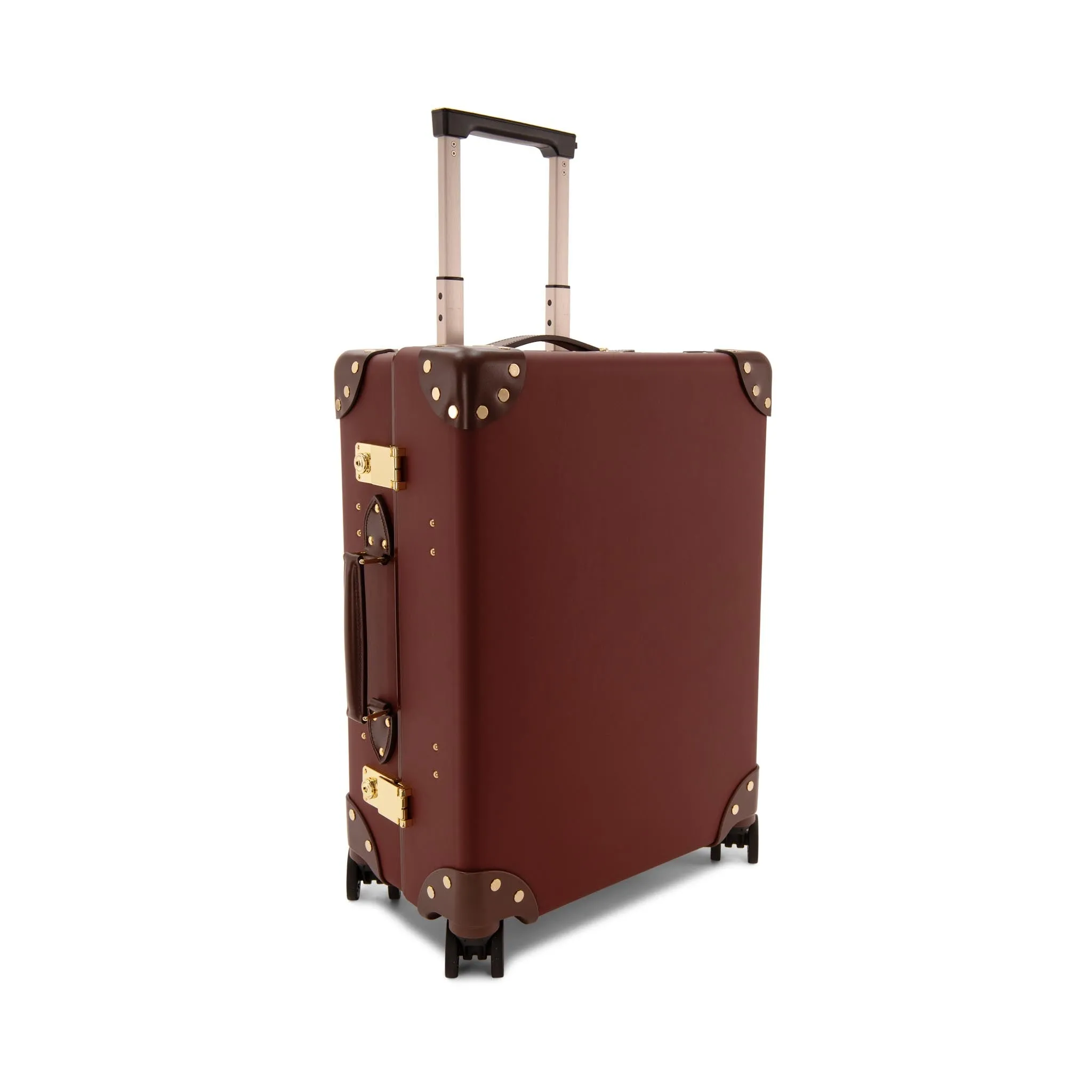 Leather Crafted · Carry-On - 4 Wheels | Sherry Red/Brown/Gold