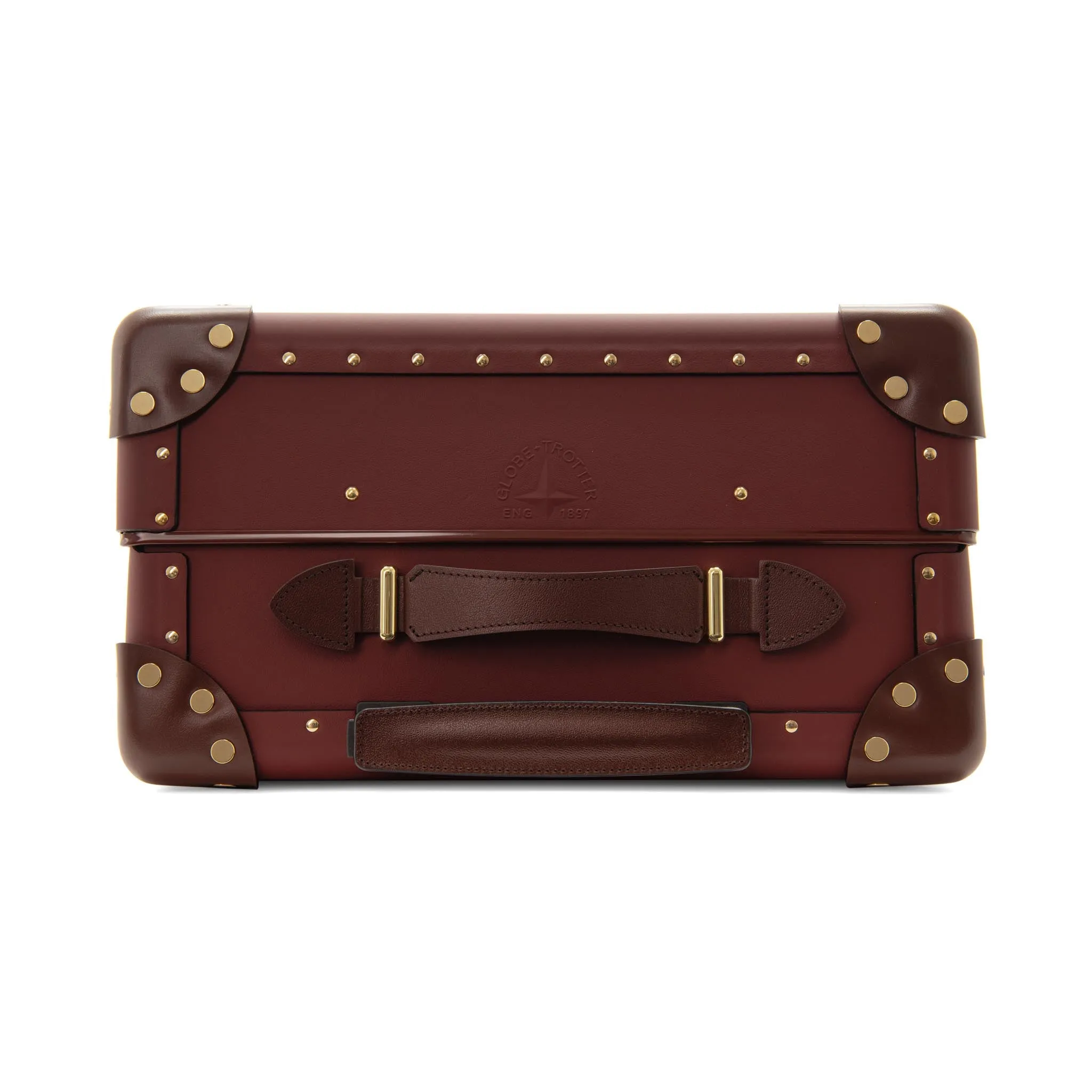 Leather Crafted · Carry-On - 4 Wheels | Sherry Red/Brown/Gold