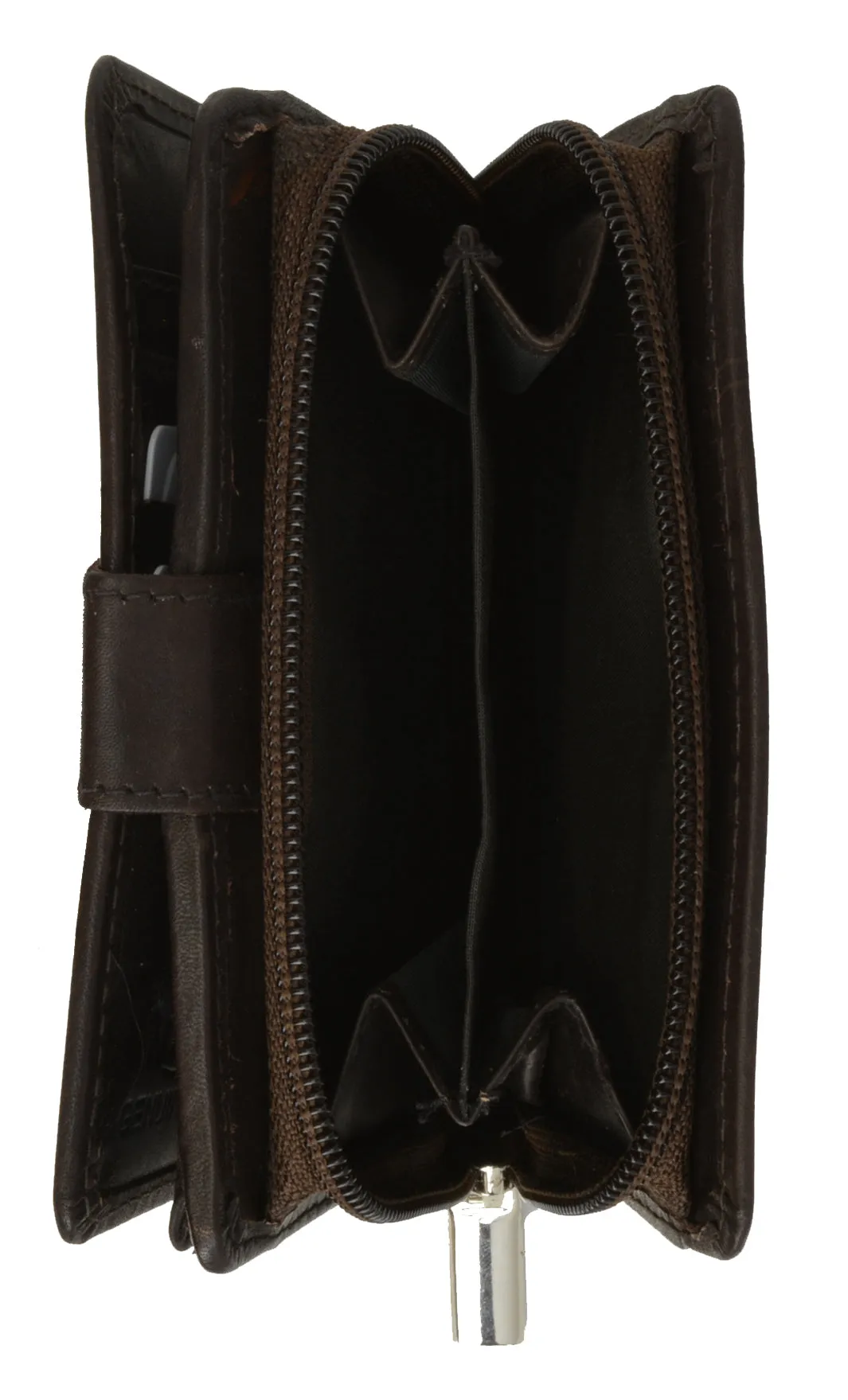 Leather Wallets For Women - Trifold Womens Wallet With Coin Purse