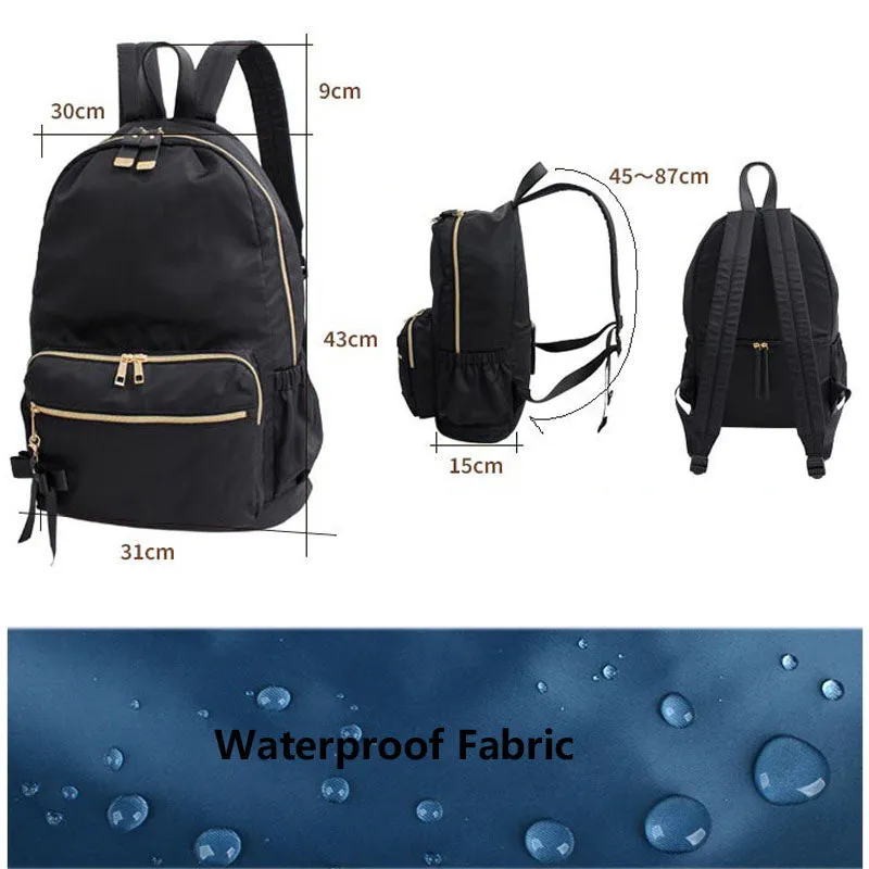 Lightweight Backpacks Purse Girls Ladies Nylon Bookbag Casual Bag