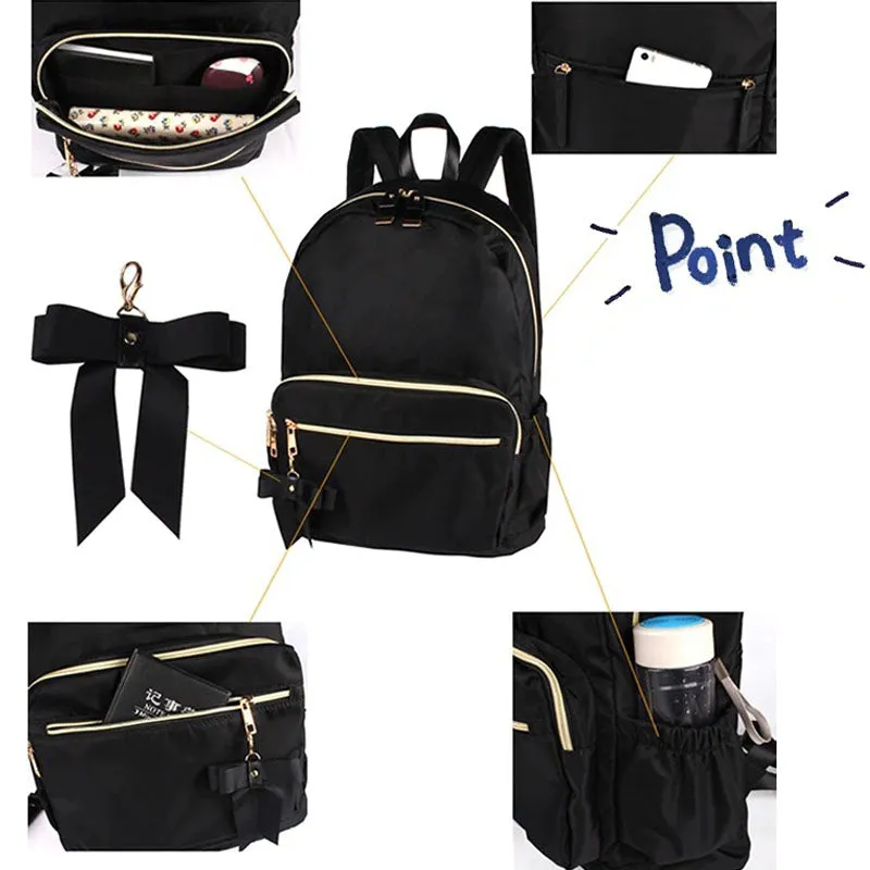 Lightweight Backpacks Purse Girls Ladies Nylon Bookbag Casual Bag