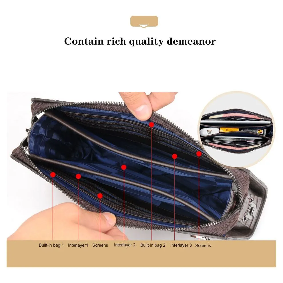 LuxeGator Genuine Leather Exotic Zipper Clutch Wallet
