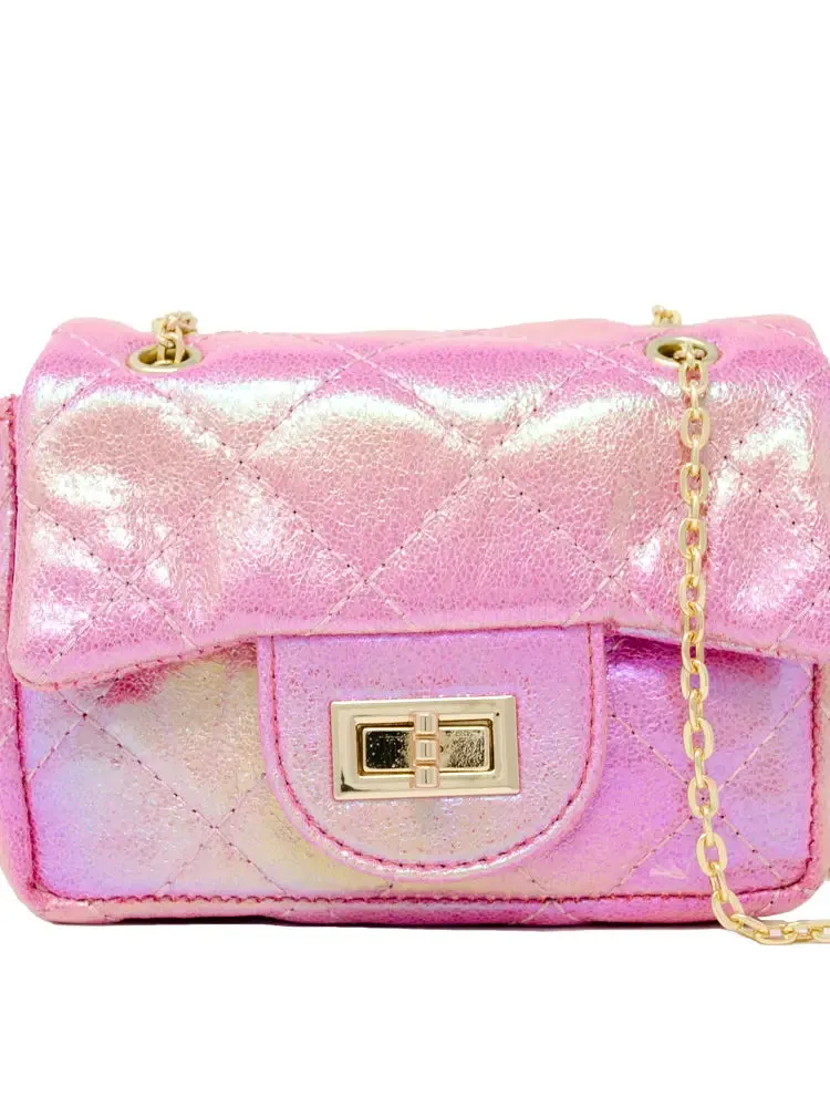 Metallic Rainbow Mini Bag